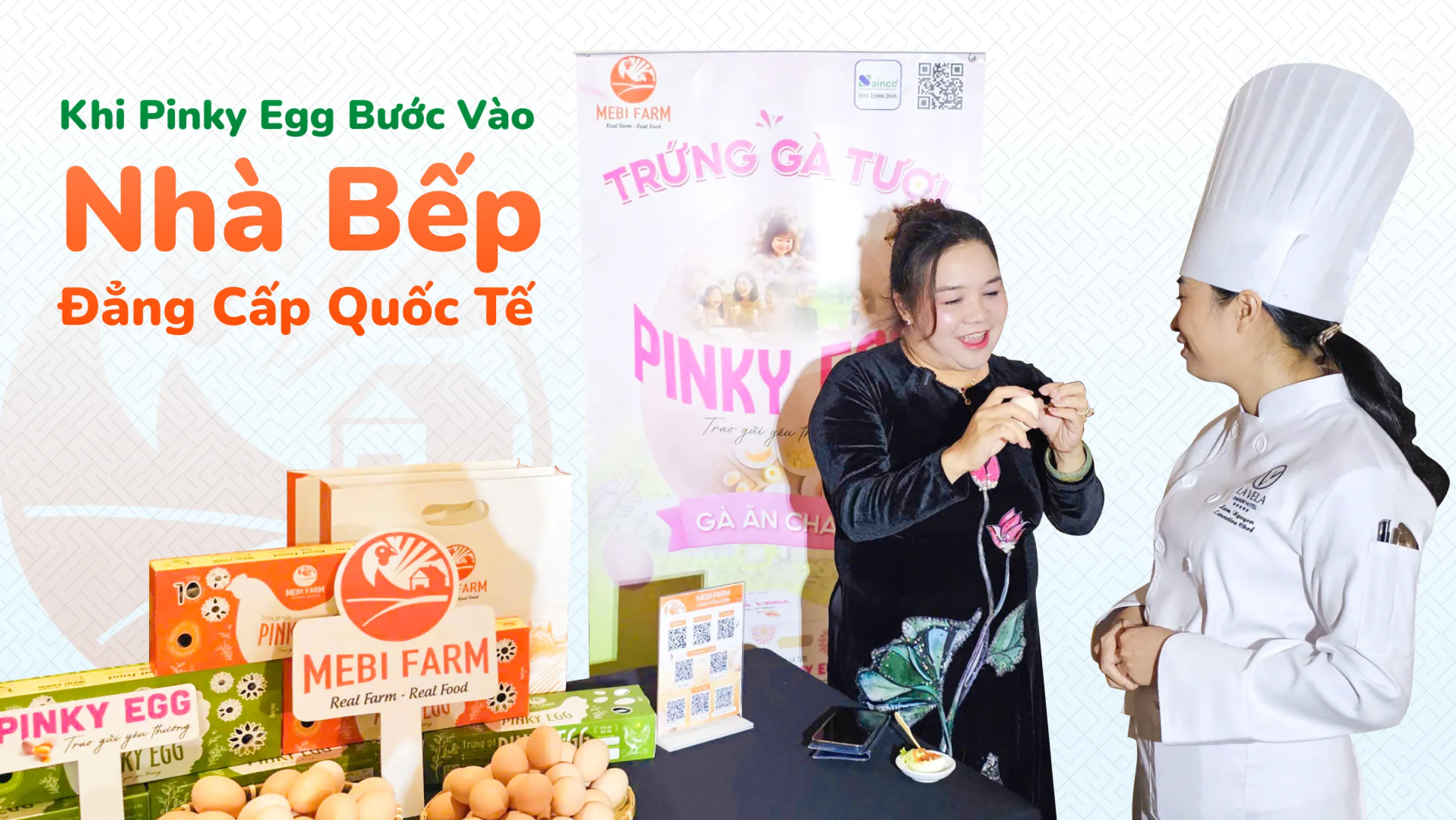 Khi pinky egg bước vào nhà bếp đẳng cấp quốc tế