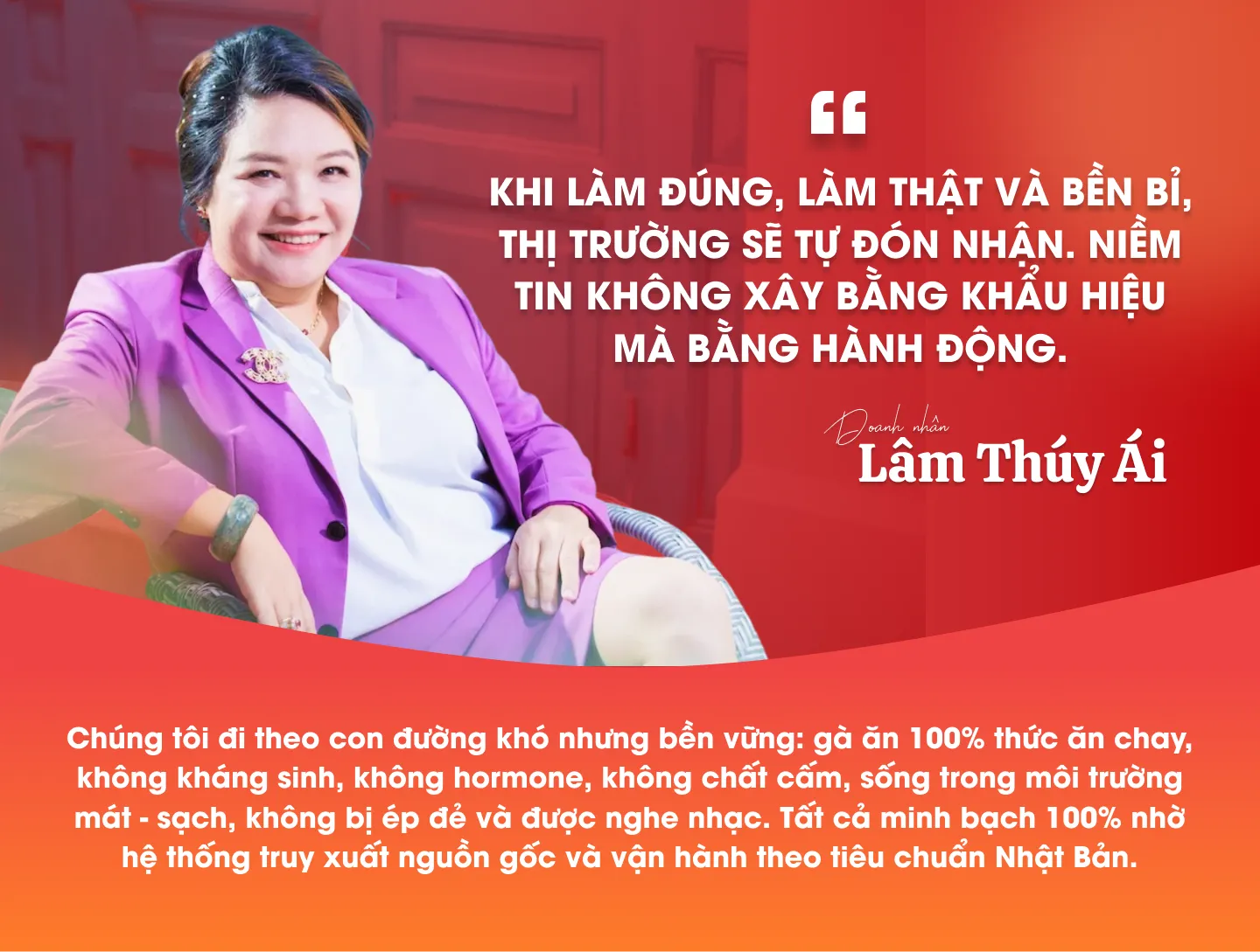 Nơi gà được nghe nhạc, ở máy lạnh ăn thức ăn thuần chay - Hình 2