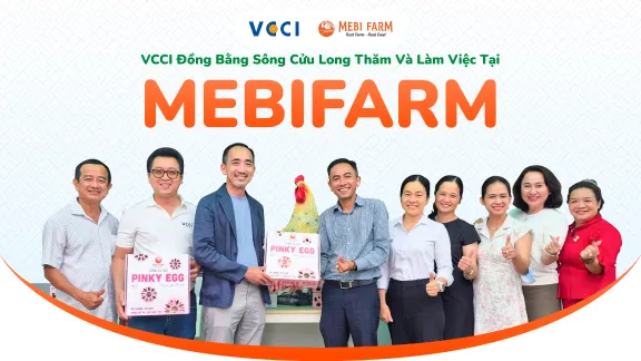 VCCI Mekong Delta Visits and Works with Mebi Farm